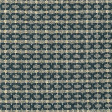 Kasmir Fabrics Falkirk Trellis Prussian Fabric 
